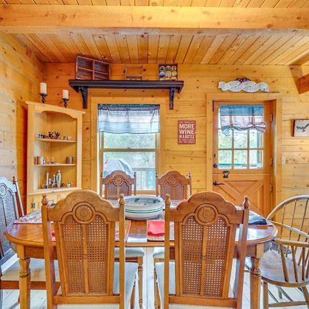 Secluded Black Hawk Log Cabin With Fire Pit! Exteriör bild