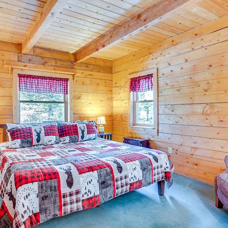 Secluded Black Hawk Log Cabin With Fire Pit! Exteriör bild