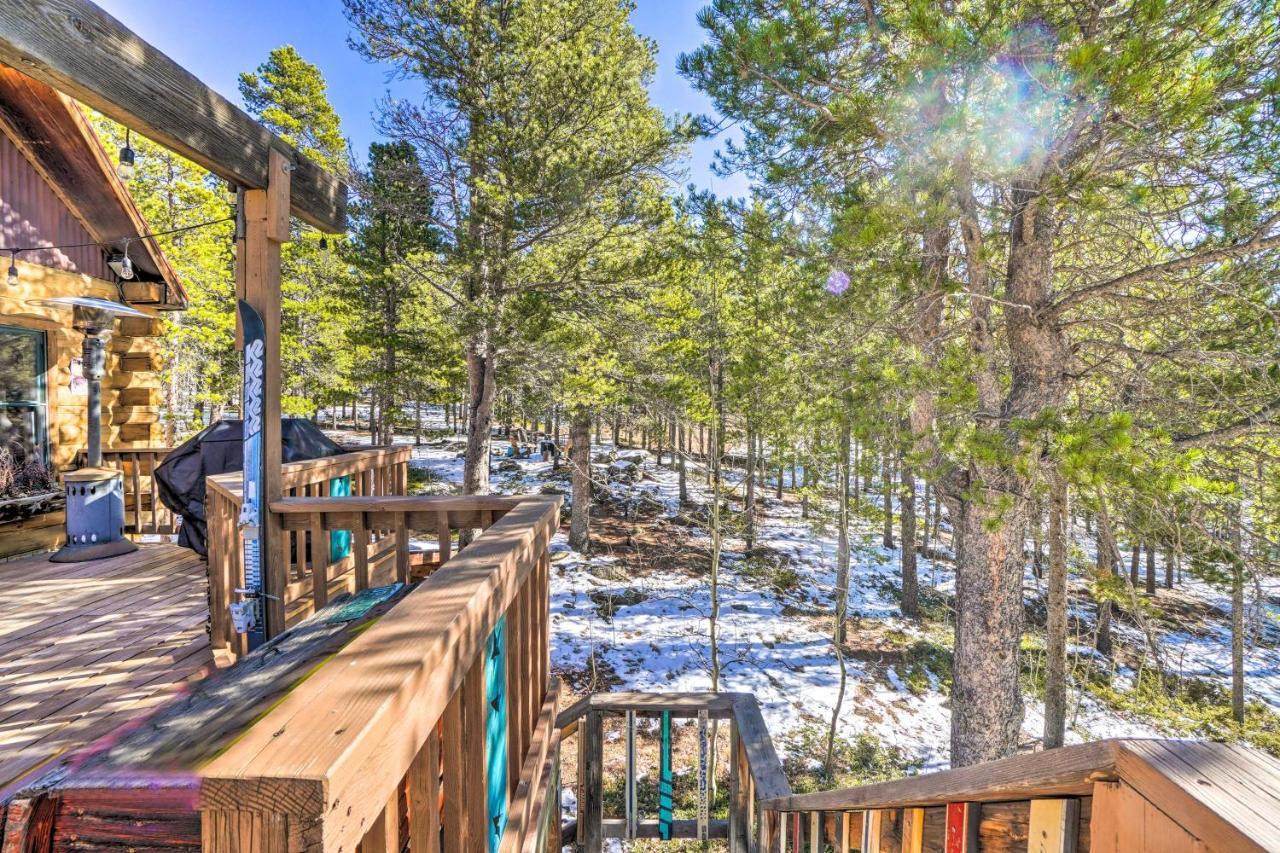 Secluded Black Hawk Log Cabin With Fire Pit! Exteriör bild