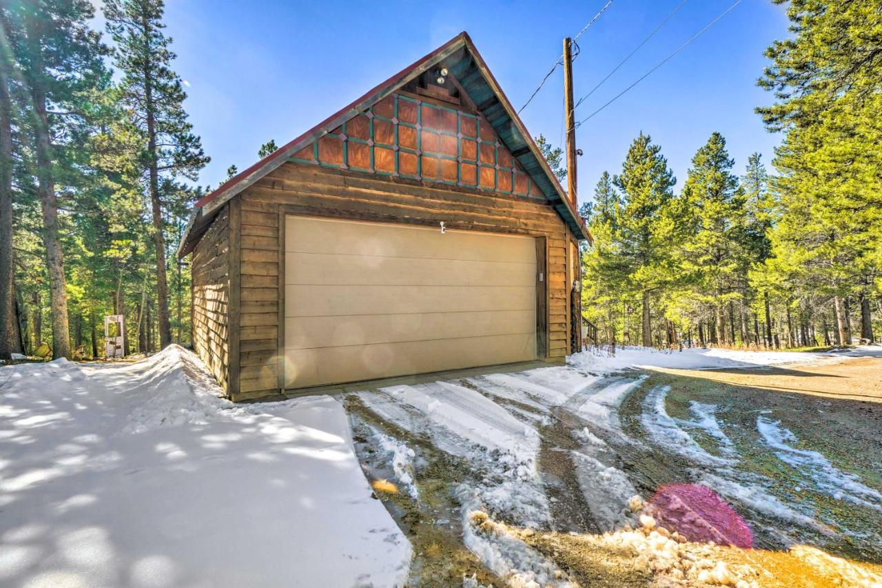 Secluded Black Hawk Log Cabin With Fire Pit! Exteriör bild