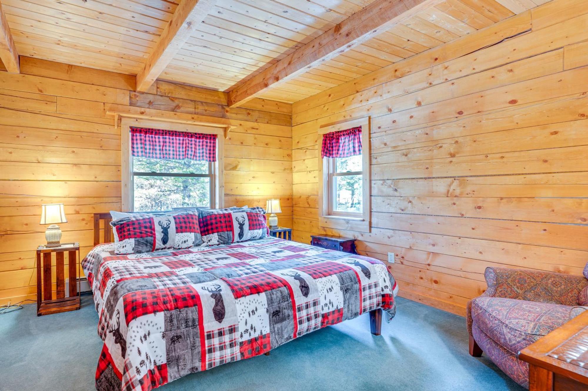 Secluded Black Hawk Log Cabin With Fire Pit! Exteriör bild