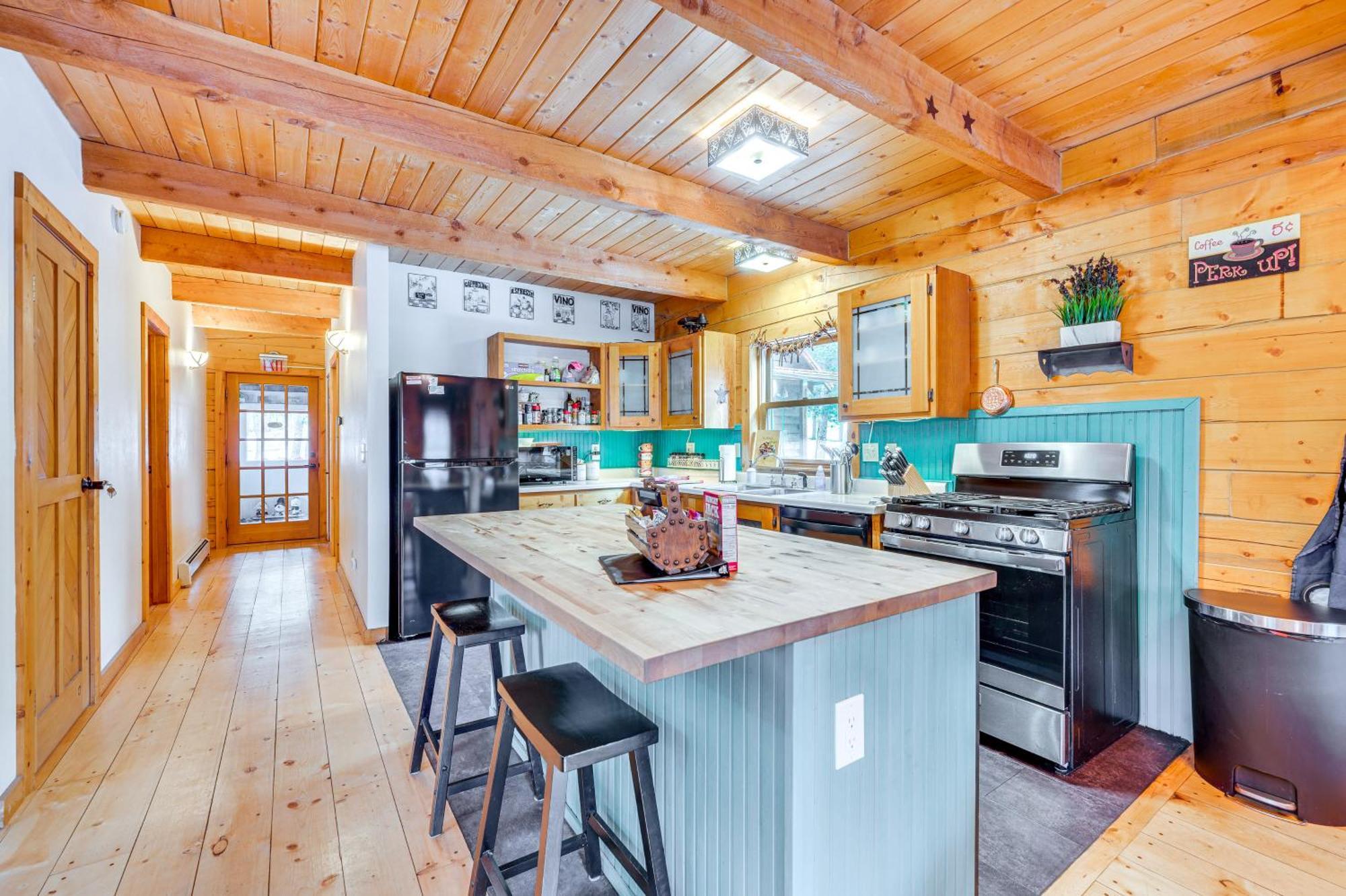 Secluded Black Hawk Log Cabin With Fire Pit! Exteriör bild