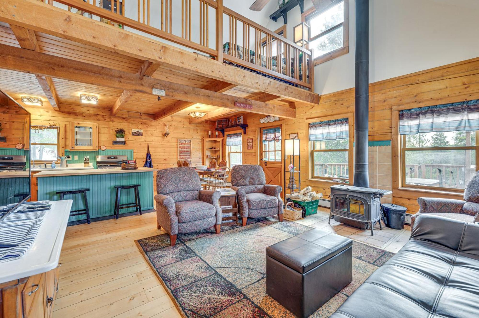 Secluded Black Hawk Log Cabin With Fire Pit! Exteriör bild